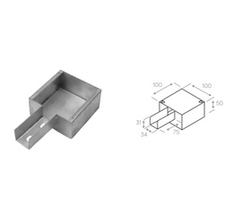 Caixa de derivação "I" 